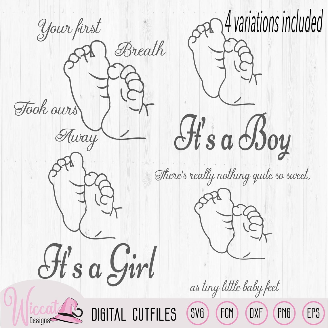 Baby Feet With Quote Baby Birth Pillow Little Feet Pregnant Etsy