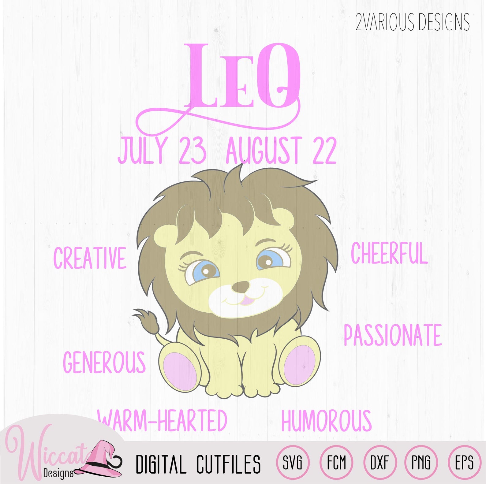 Baby Girl Leo Zodiac Sign Leo Traits Astrology Newborn Etsy