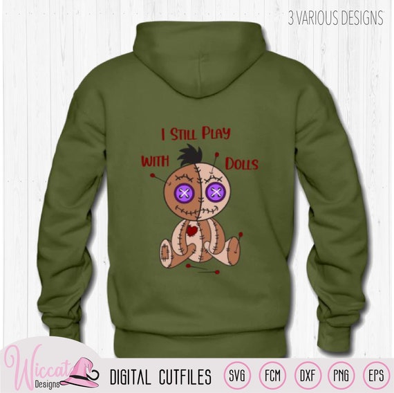 Poupee Vaudou Effrayante Svg Citation Amusante Dhalloween Etsy France