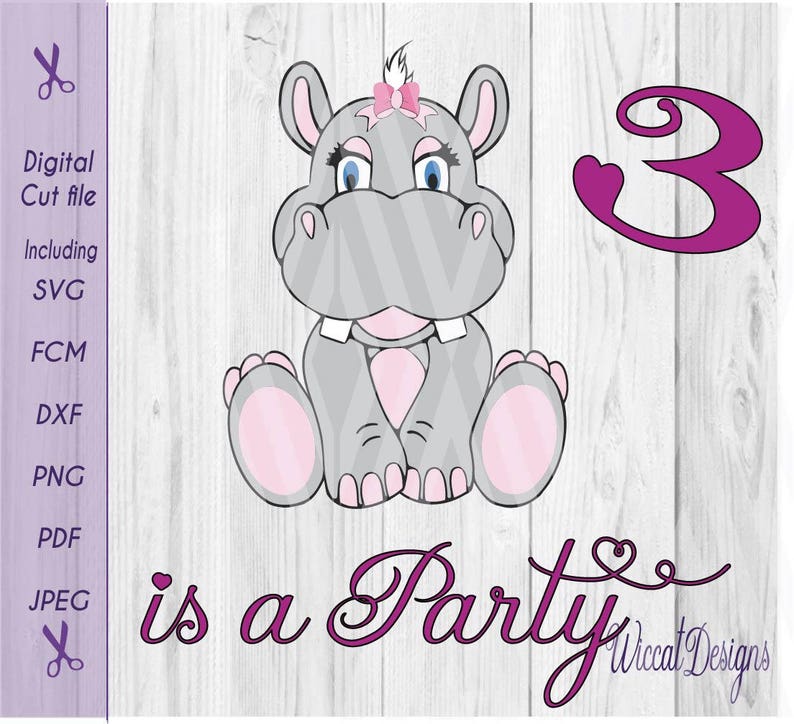 Download Kids Svg For Cricut Three Toddler Svg Zoo Svg T Shirt Design Birthday Svg Scanncut Girl Hippo Svg Drawing Drafting Craft Supplies Tools