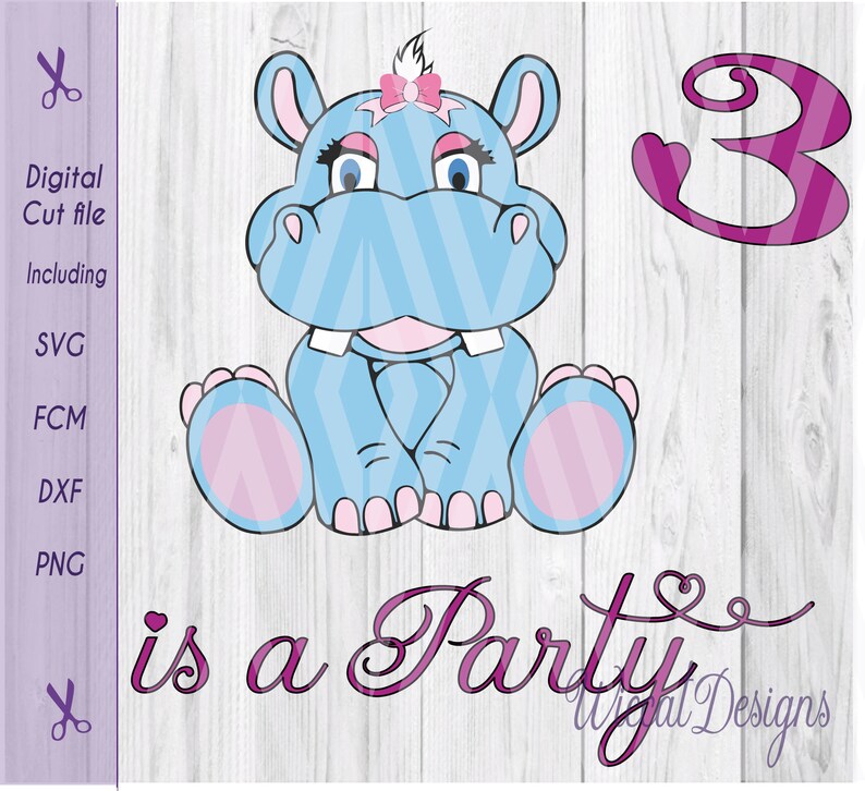 Download Kids Svg For Cricut Three Toddler Svg Zoo Svg T Shirt Design Birthday Svg Scanncut Girl Hippo Svg Drawing Drafting Craft Supplies Tools