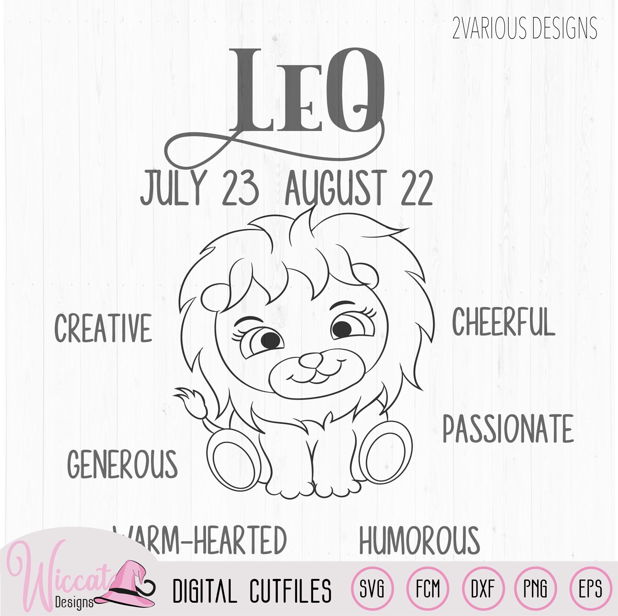 Baby girl Leo Zodiac sign Leo traits astrology newborn Etsy