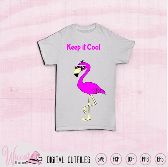 Download Flamingo Svg Keep It Cool Boys Svg Summer Svg Flamingo Etsy