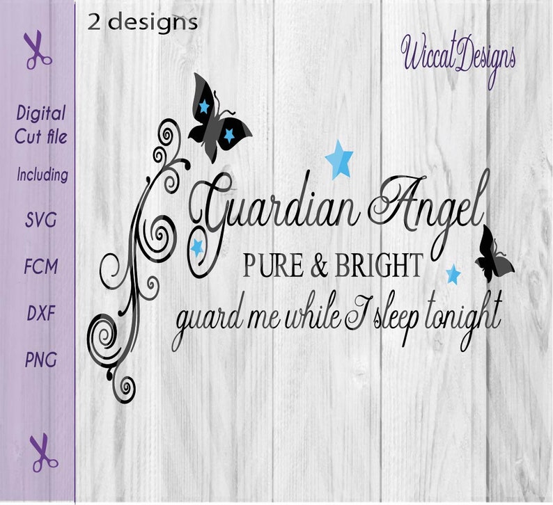Download Guardian angel svg Angel quote Nursery svg baby prayer svg ...