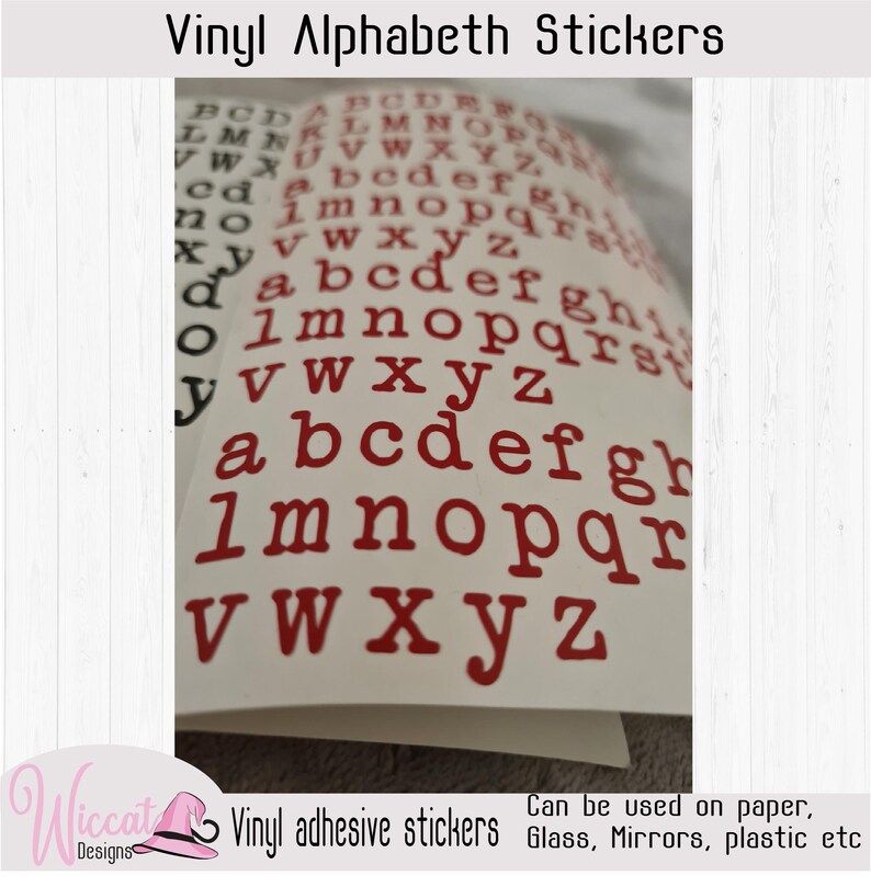 Old Typewriter Alphabet Small Letter Stickers in Different Etsy