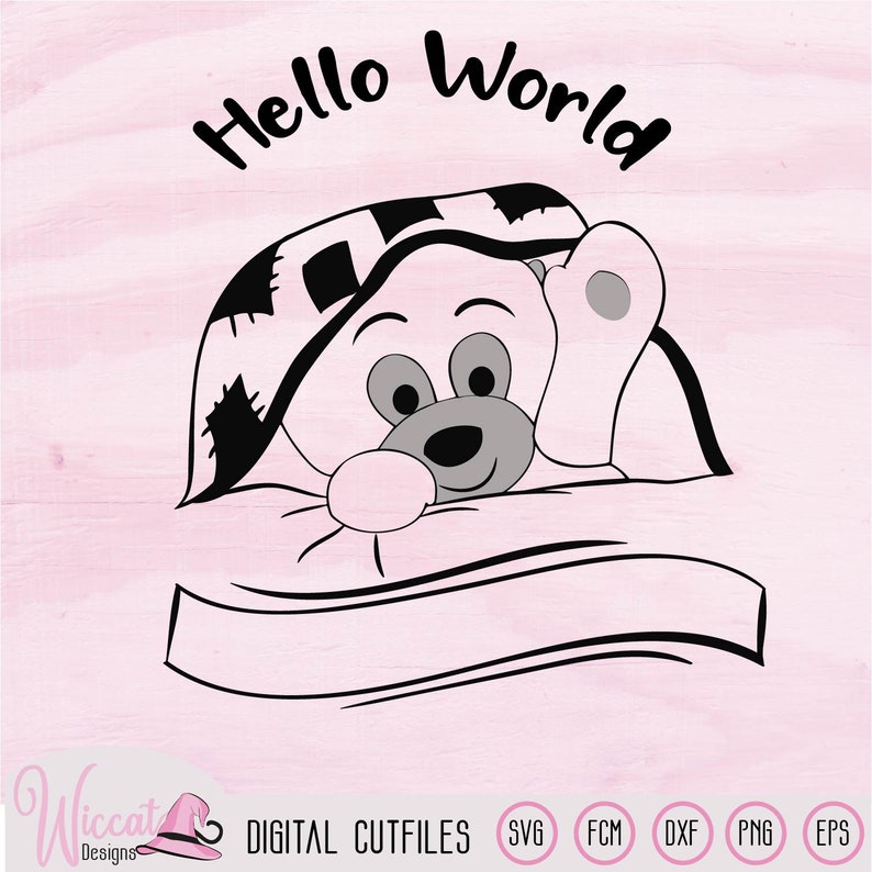 Download Newborn Teddy Bear Nursery cut file baby boy svg design | Etsy