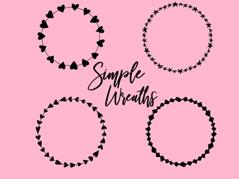 Free Free 265 Simple Flower Wreath Svg SVG PNG EPS DXF File