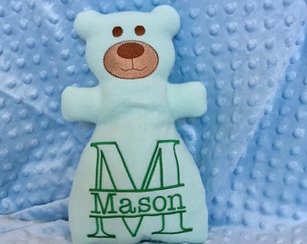 Monogrammed Plush Bear