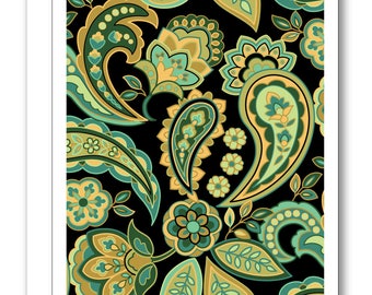 Paisley Greeting Card BP18