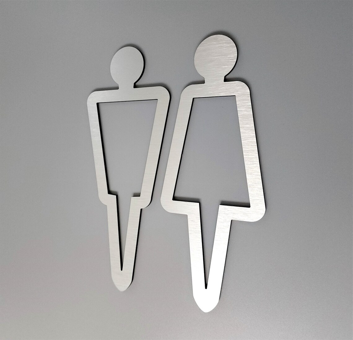 Male Female Figures for Bathroom Door Set of 2. Men Women - Etsy