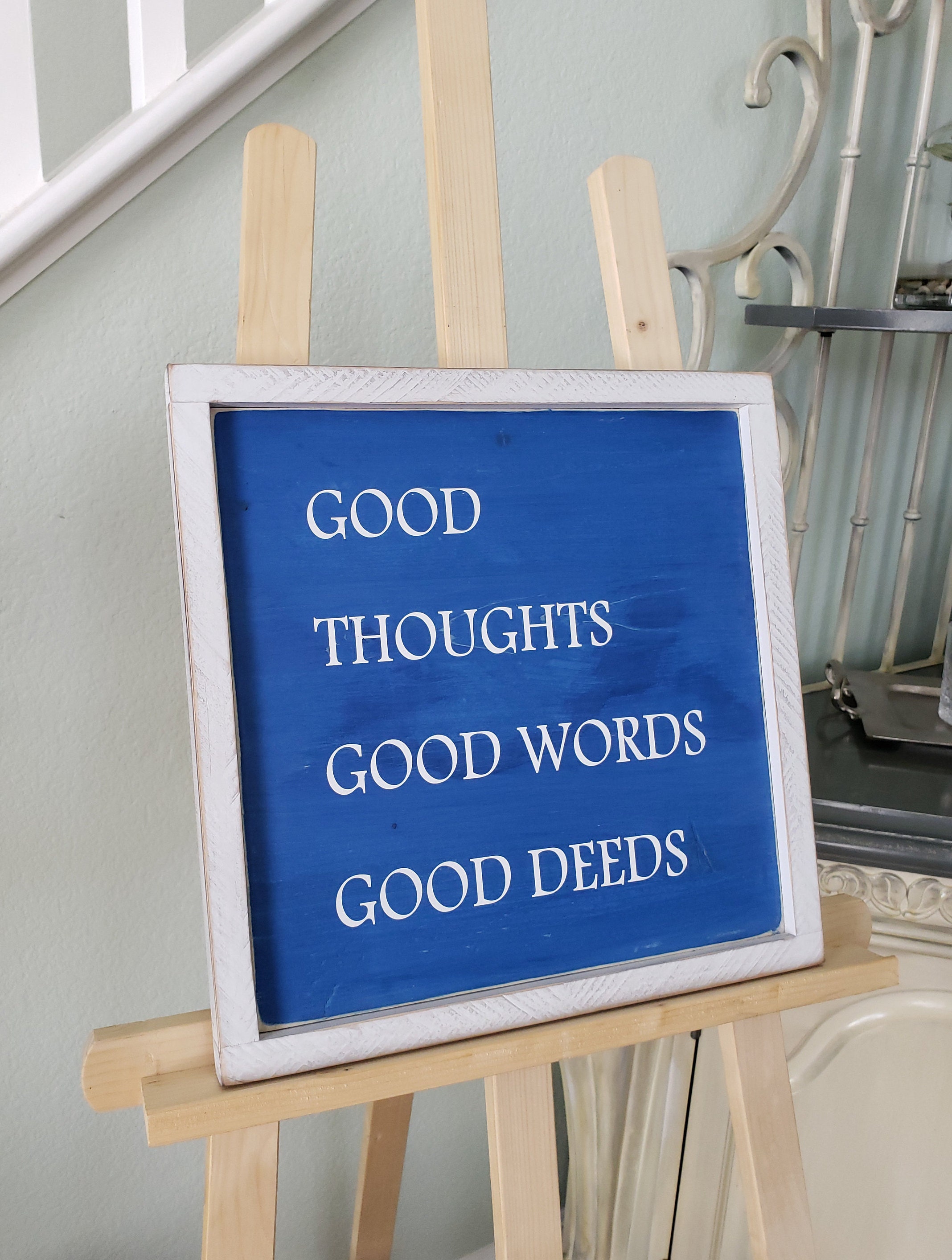 Good Thoughts Good Words Good Deeds Wooden Sign Zoroastrian Etsy Good thoughts good words good deeds wooden sign zoroastrian etsy