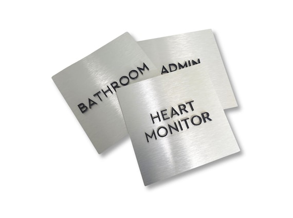 Personalized Room Name Plate. Custom Office Door Sign. Modern Business Sign for Office. Custom text door signs.