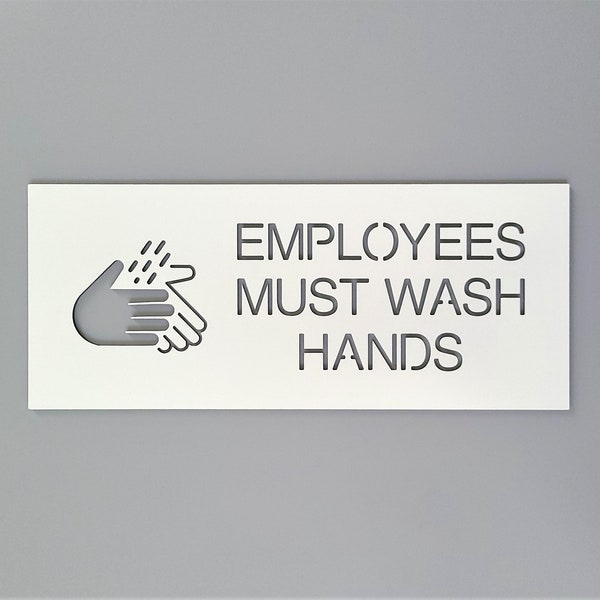 Wash Hands Sign Etsy