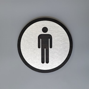 Male bathroom sign. Men&#39;s restroom sign. Men&#39;s toilet. Office. Restaurant. Hotel. Business.