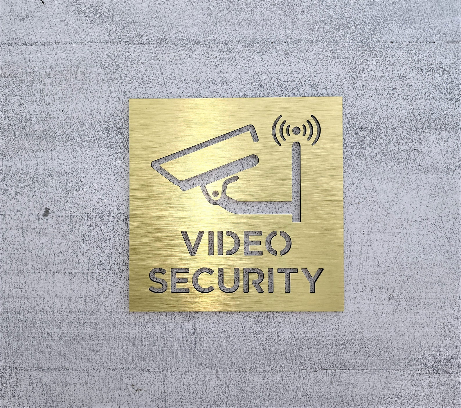 Video Surveillance Sign. Video Security. Security Cameras in Use Sign ...