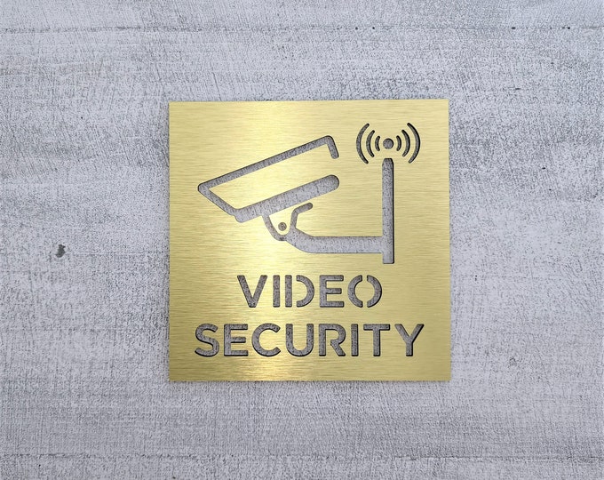 Victorian Property Under Surveillance Sign Etsy