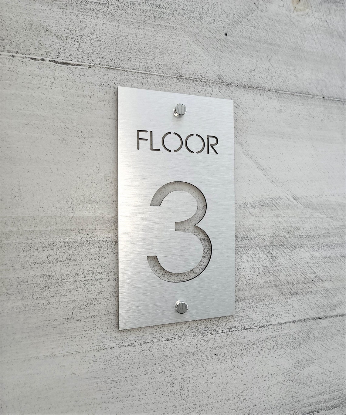Floor Numbers. Level Numbers. Floor Number Signs. Stairway Etsy