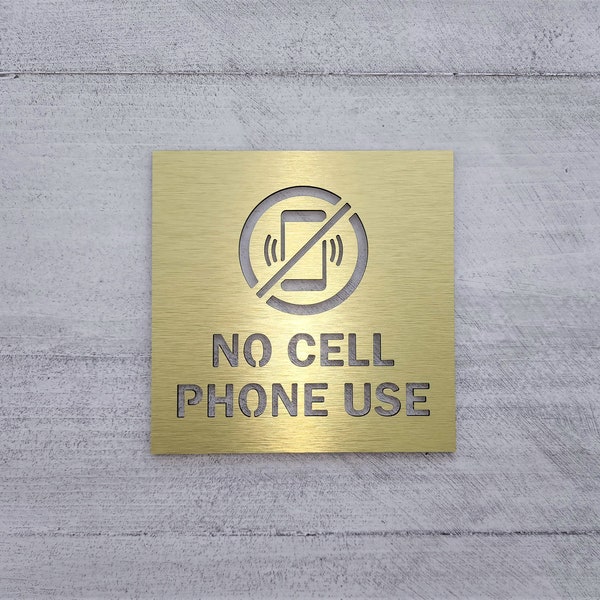 Pnone Sign Please Silence Cell Phone Signs - Etsy