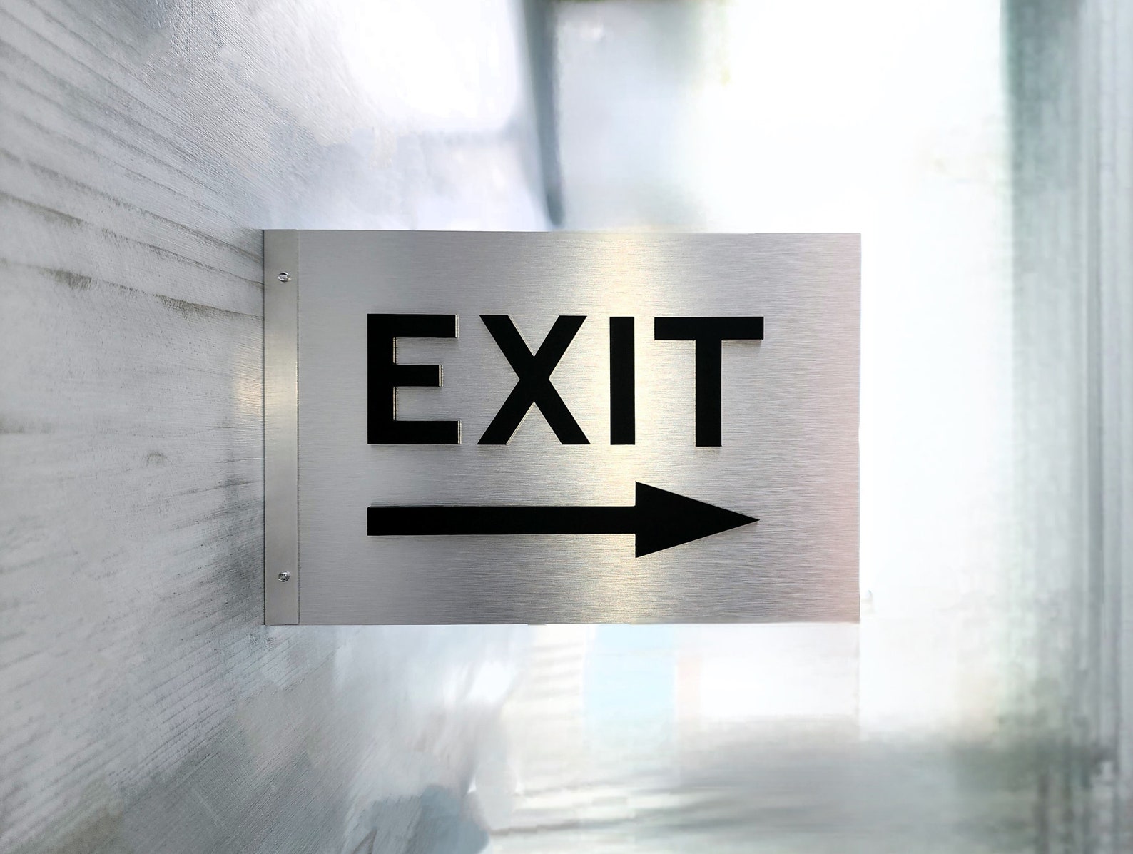 Directional Exit Blade EXIT Signs. Flag Signs. Directional Exit Signage for ...