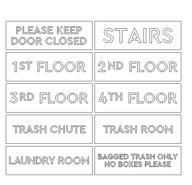 Caravel Court signage order