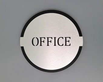 Office door sign. Business office sign. Office decor. Modern office signs.