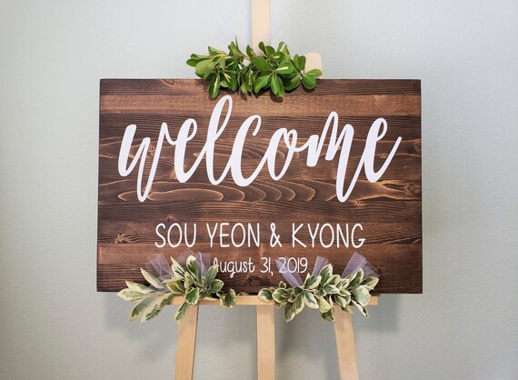 Wedding Welcome Sign Wood Custom Wedding Sign Rustic Wedding Etsy wedding-welcome-sign-wood-custom-wedding-sign-rustic-wedding-etsy