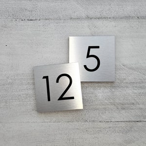 Custom house numbers. Apartment number sign. Hotel room numbers. Door numbers.