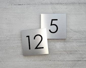 Custom house numbers. Apartment number sign. Hotel room numbers. Door numbers.