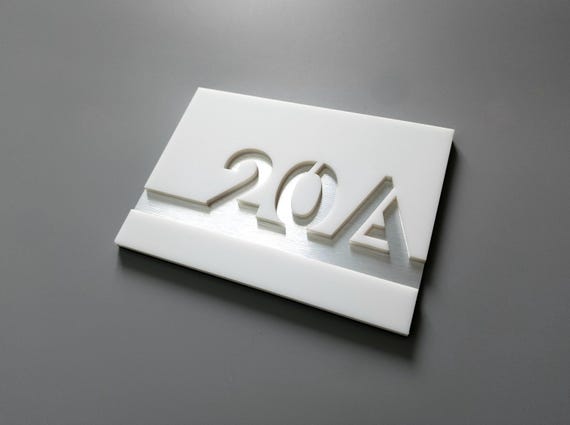 Acrylic number sign. Apartment number plaque. White hotel room numbers. Modern door number signs. Address number sign. Custom number plaque.