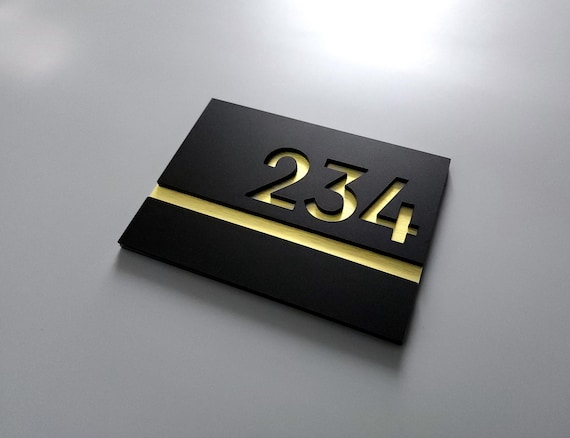 Black acrylic hotel room numbers. Apartment number signs. Modern door number plaques. Matte acrylic number sign. Acrylic number plates.