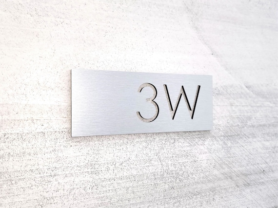 Modern apartment numbers. Hotel room numbers. Apartment door numbers. Room number sign. Door number sign.