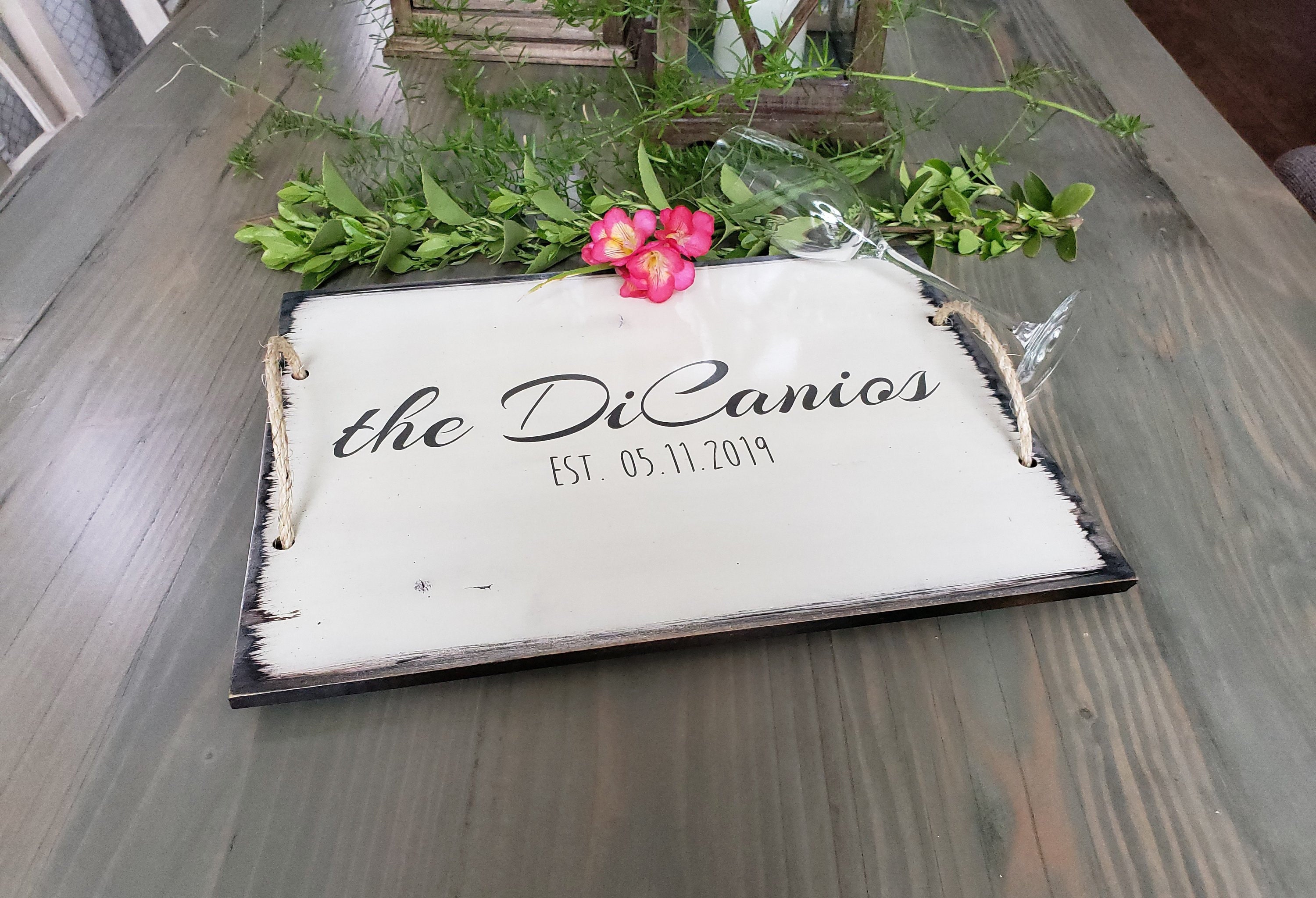 Decorative Personalized Tray