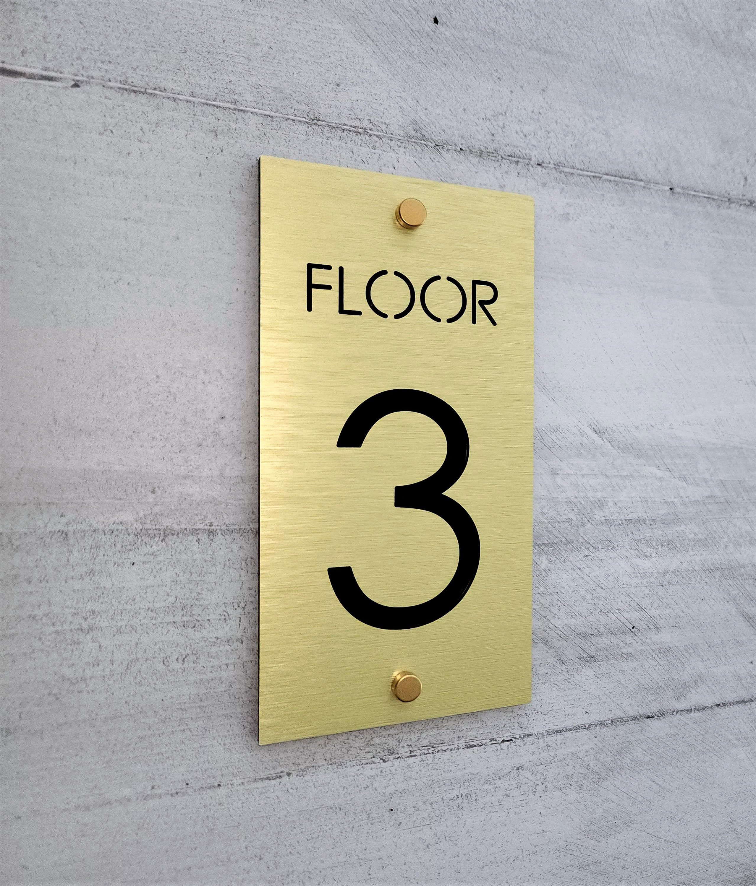 Floor Level Sign