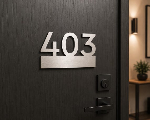 Custom Hotel Room Number Sign, Apartment Suite Door Numbers, Office signs