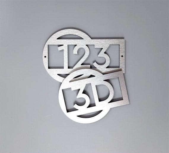 Custom apartment numbers. Modern door number sign. Unit numbers and letters. Hotel room number plaques. Room numbers.