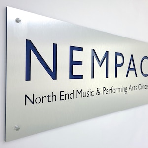 Large custom business sign. Business name sign. Company logo sign for outdoor and indoor use.