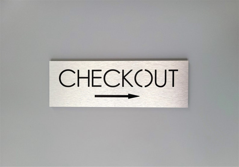 Checkout Directional Sign. Check Out This Way Sign. Directional Signs ...