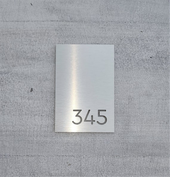 Custom door numbers. Modern apartment numbers. Hotel room number sign. Room numbers. Floor numbers. Address plaque.