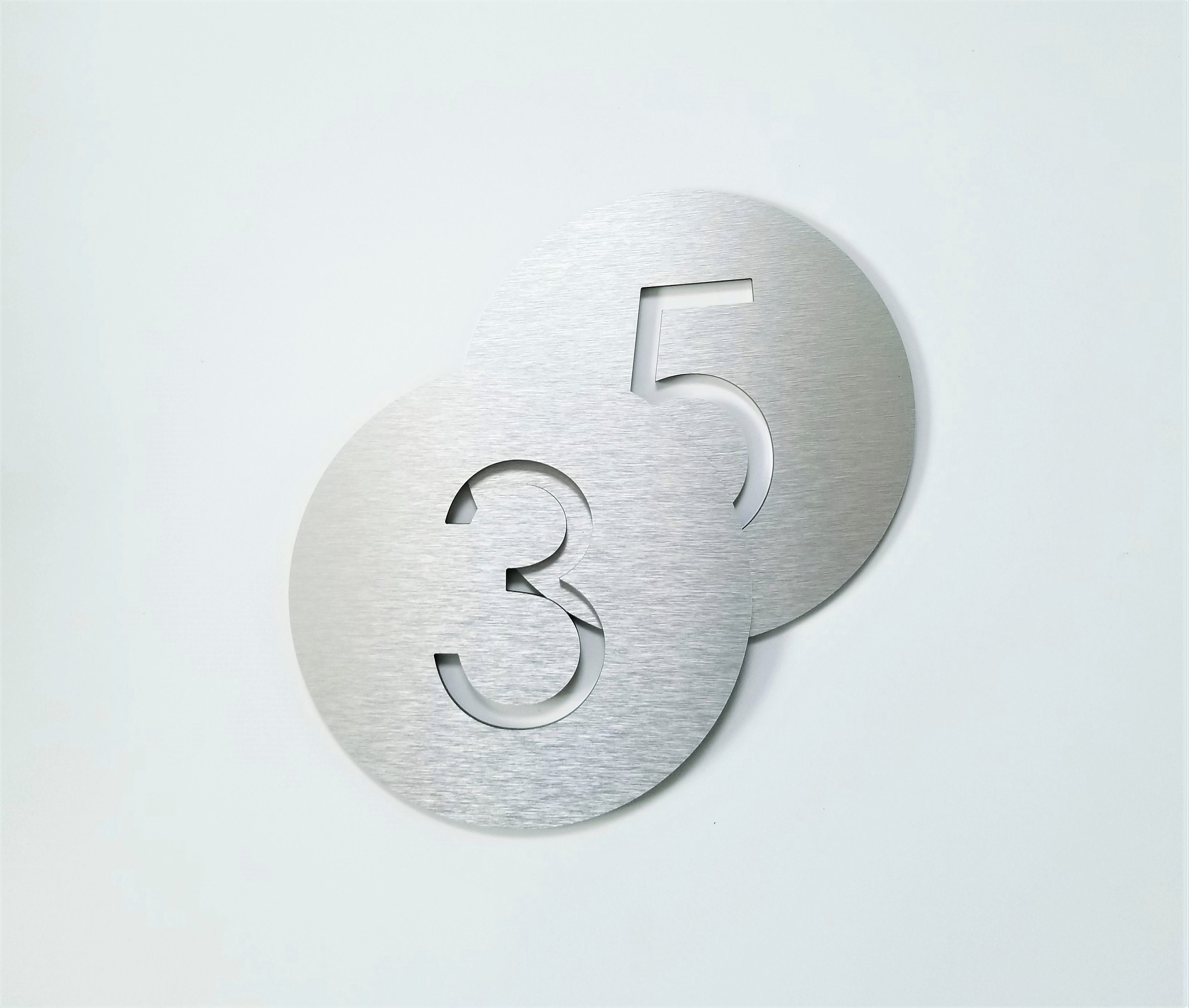Round number plaque. Exam room numbers. Door number sign. Apartment n…