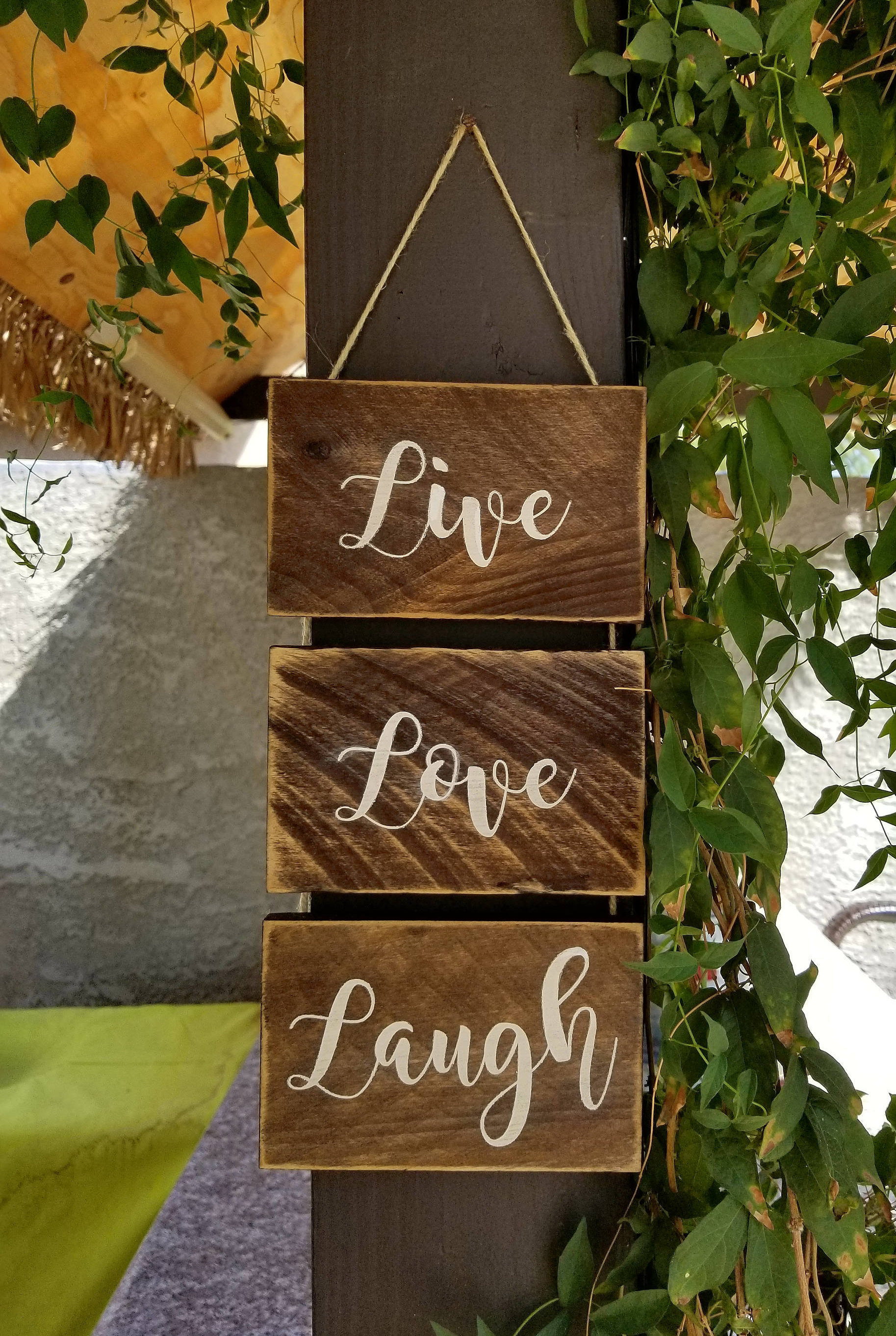 Live Love Laugh Sign. Pallet Wood Signs. Rustic Home Decor. Etsy