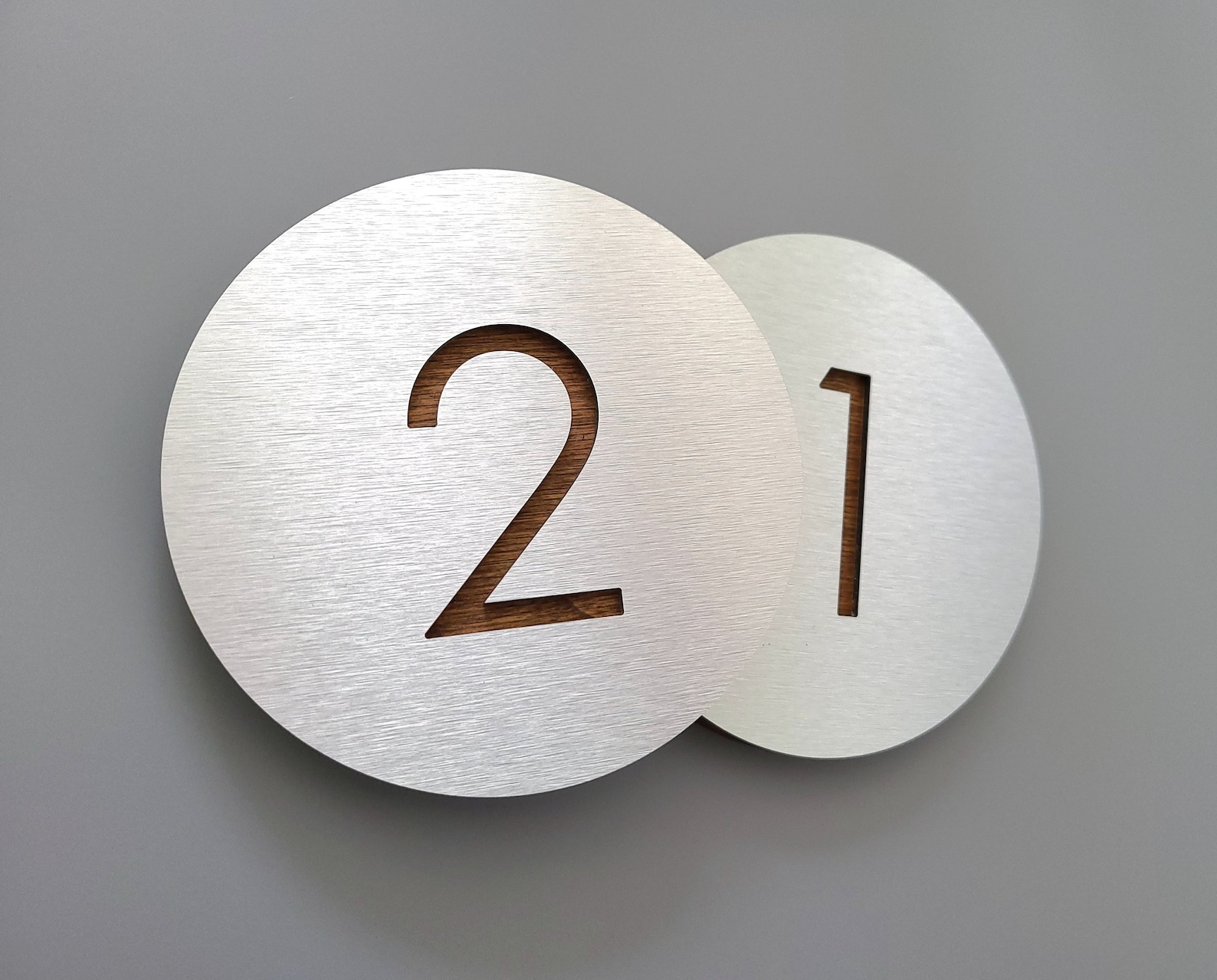 Apartment Numbers. Silver House Number Plaque. Door Numbers. Etsy