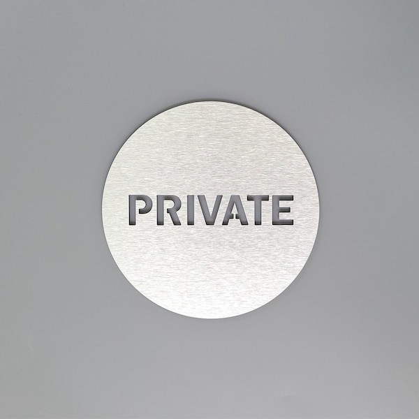 Private door sign. Do not enter sign. Private entry. Office signage. Informative signs for business.