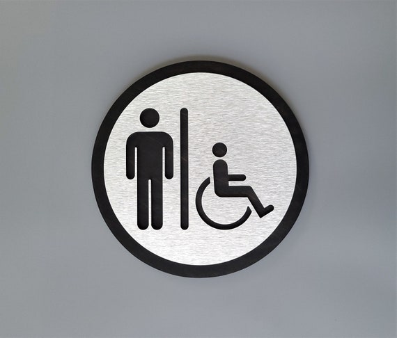 Men restroom door sign. Male bathroom sign. Wood. Mens toilet. Office. Restaurant. Hotel. Business.