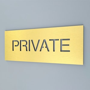 Privébord voor kantoordeuren. Voer geen teken in. Bewegwijzering met eigen ingang. Informatieve borden voor bedrijven.