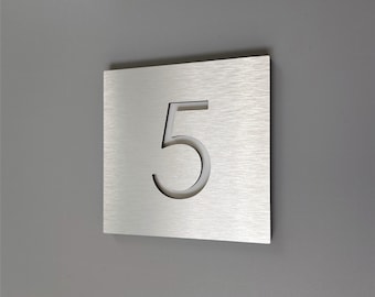 Custom apartment numbers. Apartment door sign. Hotel room number plaques. Unit numbers. Level number plaque.