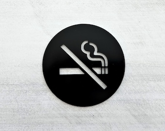 No smoking pictogram sign. No smoking symbol signs. Safety signs. Restriction signs.