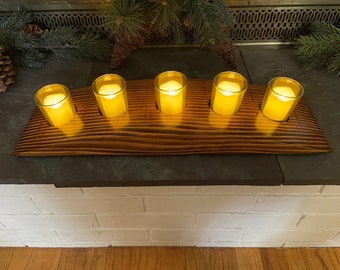 Modern Rustic Votive Candle Holder 02
