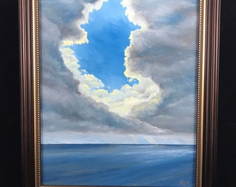 Oil painting- Storms Brewing