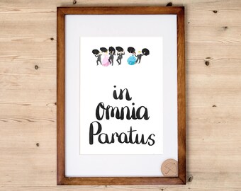 In Omnia Paratus Etsy