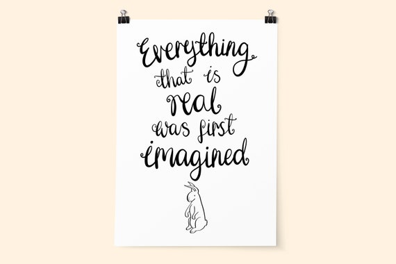 Velveteen Rabbit Book Print Velveteen Rabbit Quote Book Etsy